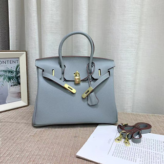 Hermes Birkin 爱马仕铂金包牛皮鸵鸟纹 原版小牛皮
