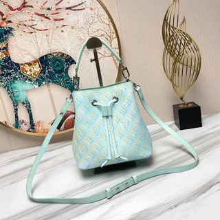 LV 路易威登顶级原单水桶包M46269绿色