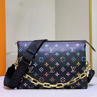 LV包包 Coussin 小号手袋花卉图案