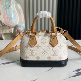 【顶级原单 独家实拍】M46895白花 Nano Alma 迷你贝壳包